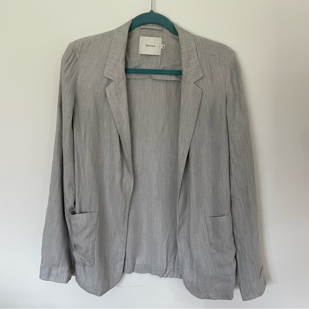 Aritzia Talula gray blazer jacket
